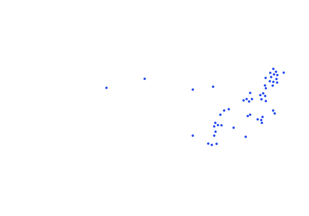 Map of Locations of IDTF Management and Diagnostic Center Development